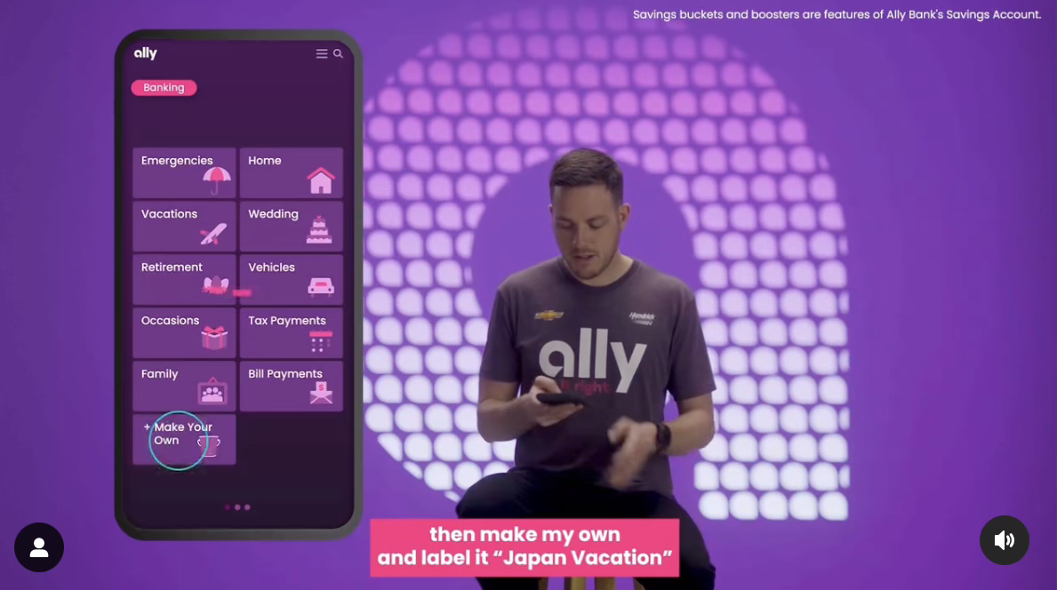 Graphic depicting UI-styled buttons with different categories of interior design items on top of an image of a modern interior living room.