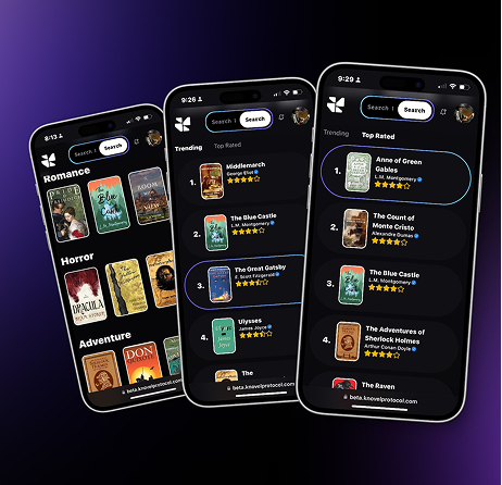 Emblem design for Madame FC depicting an M monogram in a circle with the words "Madame FC EST. 2003" inside on top of a background image of a soccer stadium.