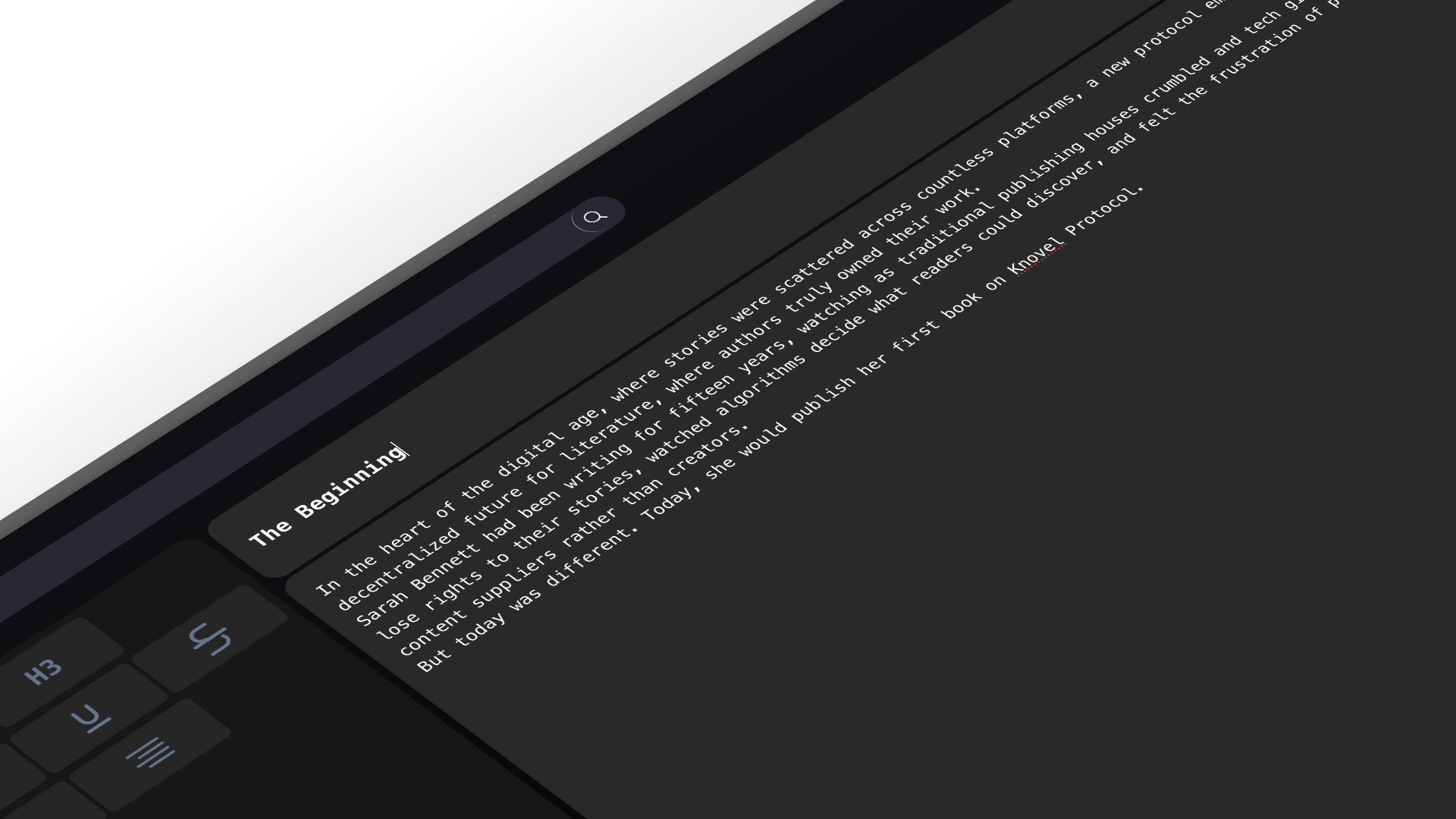 Anders brand wordmark in white placed on top of an image of a modern interior design.