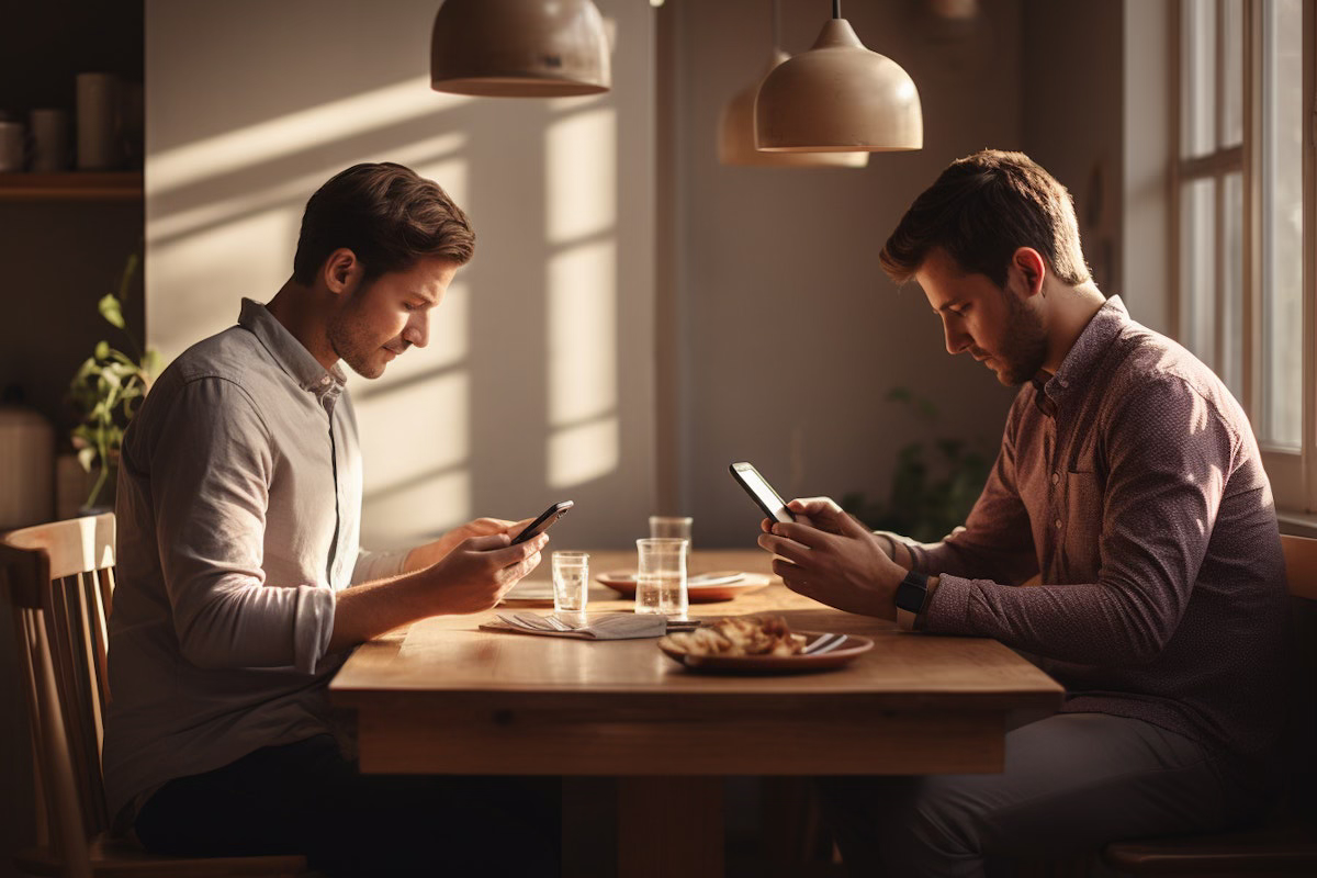 Anders brand wordmark in white placed on top of an image of a modern interior design.